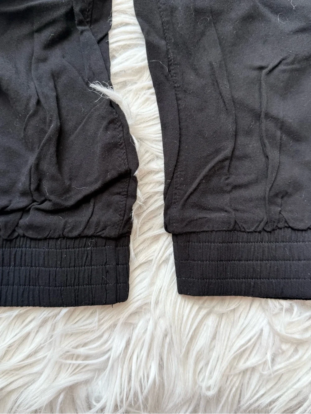 Old Navy Girls Black Jogger Pants Size Large 10-12 Pull On Elastic Waist
